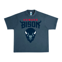 Midnight Navy howard bison Urban Heavy Tee - linhVisuals