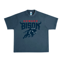 Midnight Navy howard bison Urban Heavy Tee - linhVisuals