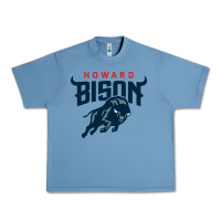 Pebble Blue howard bison Urban Heavy Tee - linhVisuals