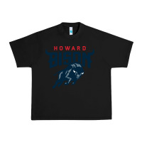 Black howard bison Urban Heavy Tee - linhVisuals