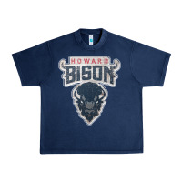 Navy howard bison Urban Heavy Tee - linhVisuals