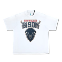 White howard bison Urban Heavy Tee - linhVisuals