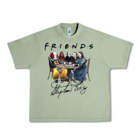 Oil Green Horror friends Urban Heavy Tee - linhVisuals