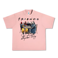 Salmon Horror friends Urban Heavy Tee - linhVisuals