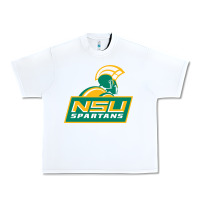 White norfolk state spartans Urban Heavy Tee - linhVisuals