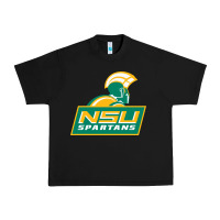 Black norfolk state spartans Urban Heavy Tee - linhVisuals