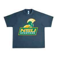 Midnight Navy norfolk state spartans Urban Heavy Tee - linhVisuals