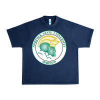 Navy norfolk state spartans Urban Heavy Tee - linhVisuals