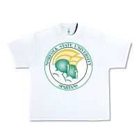 White norfolk state spartans Urban Heavy Tee - linhVisuals