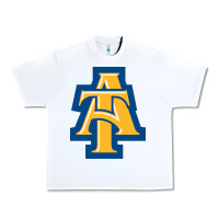 White north carolina a&t aggies Urban Heavy Tee - linhVisuals
