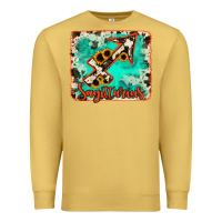 Antique Gold Sagittarius turquoise cowhide Premium Sweatshirt - RanaPortraitStore