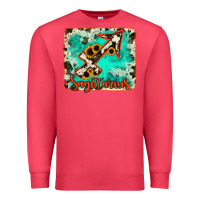 Cardinal Sagittarius turquoise cowhide Premium Sweatshirt - RanaPortraitStore