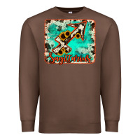 Chestnut Sagittarius turquoise cowhide Premium Sweatshirt - RanaPortraitStore