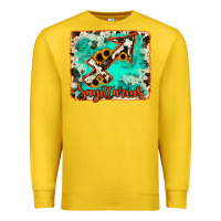 Lemon Sagittarius turquoise cowhide Premium Sweatshirt - RanaPortraitStore