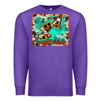 Purple Sagittarius turquoise cowhide Premium Sweatshirt - RanaPortraitStore