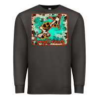 Smoke Sagittarius turquoise cowhide Premium Sweatshirt - RanaPortraitStore