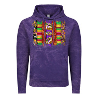 Cloud Purple mardi gras cake fleur de lis crawfish brushstrokes Vintage Hoodie - Artiststas