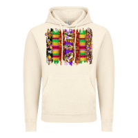 Vintage Artic mardi gras cake fleur de lis crawfish brushstrokes Vintage Hoodie - Artiststas