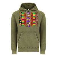 Vintage Olive mardi gras cake fleur de lis crawfish brushstrokes Vintage Hoodie - Artiststas