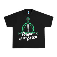 Black PANIC! AT THE DISCO Urban Heavy Tee - linhVisuals