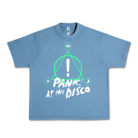 Pebble Blue PANIC! AT THE DISCO Urban Heavy Tee - linhVisuals