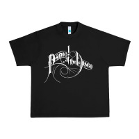 Black PANIC! AT THE DISCO Urban Heavy Tee - linhVisuals