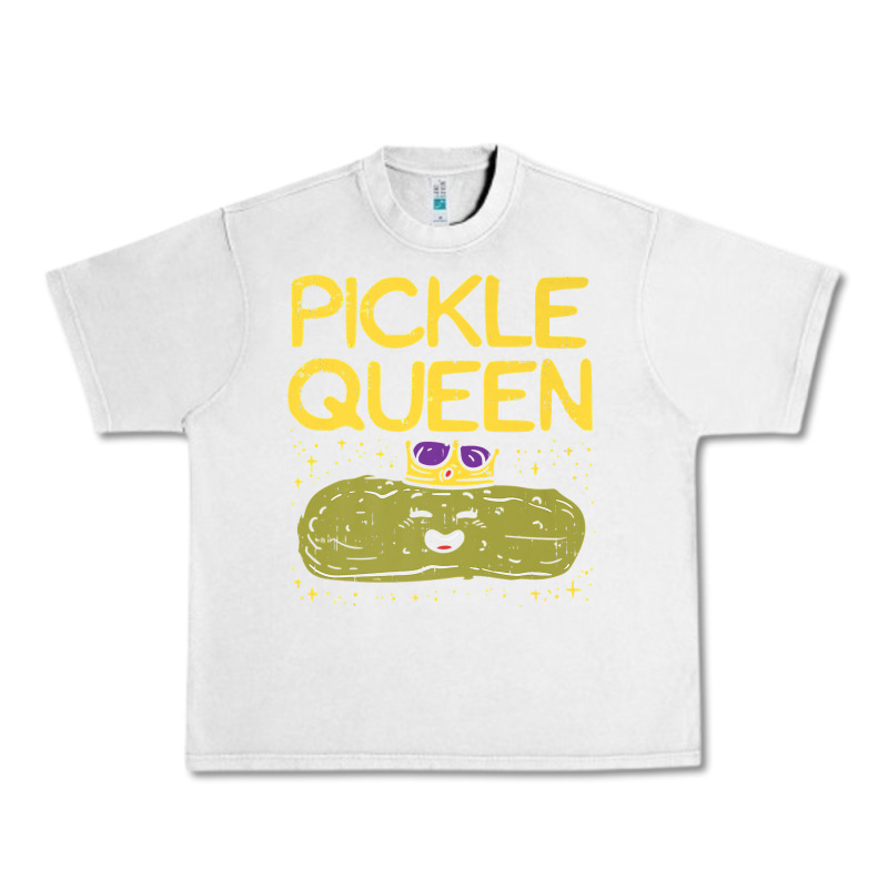 Are You The Pickle Queen Womens Funny Pickle Gifts Premium T Shirt Urban Heavy Tee by linhVisuals | Teevron