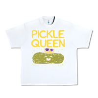 White are you the pickle queen womens funny pickle gifts premium t shirt Urban Heavy Tee - linhVisuals