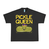 Pigment Black are you the pickle queen womens funny pickle gifts premium t shirt Urban Heavy Tee - linhVisuals
