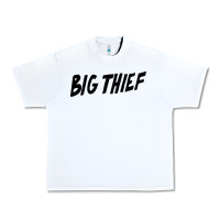 White BIG THIEF Urban Heavy Tee - linhVisuals