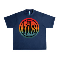 Navy The Kinks Vintage Music Retro Urban Heavy Tee - linhVisuals