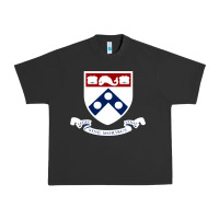 Pigment Black upenn shield with banner Urban Heavy Tee - linhVisuals