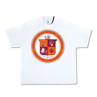 White virginia tech seal Urban Heavy Tee - linhVisuals