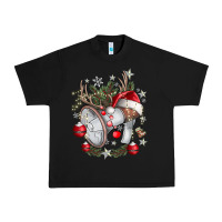 Black Merry Christmas Urban Heavy Tee - CowhideDigitalArt