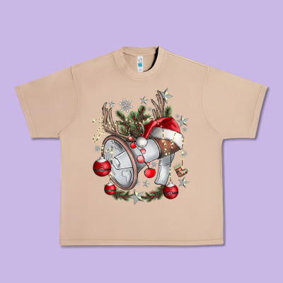Merry Christmas Urban Heavy Tee Designed By Cowhidedigitalart