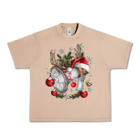 Burro Merry Christmas Urban Heavy Tee - CowhideDigitalArt