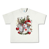 Pistachio Merry Christmas Urban Heavy Tee - CowhideDigitalArt