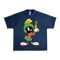 Navy marvin the martian looney Urban Heavy Tee - linhVisuals