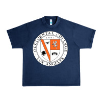 Navy college of occidental Urban Heavy Tee - linhVisuals