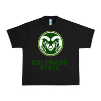 Black colorado state rams Urban Heavy Tee - linhVisuals