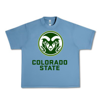 Pebble Blue colorado state rams Urban Heavy Tee - linhVisuals