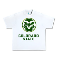 White colorado state rams Urban Heavy Tee - linhVisuals