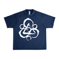 Navy coheed and cambria Urban Heavy Tee - linhVisuals