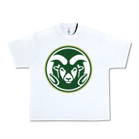 White colorado state rams Urban Heavy Tee - linhVisuals