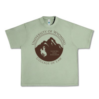 Oil Green university of wyoming cowboys Urban Heavy Tee - linhVisuals