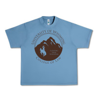 Pebble Blue university of wyoming cowboys Urban Heavy Tee - linhVisuals