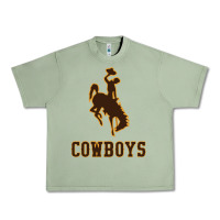 Oil Green university of wyoming cowboys Urban Heavy Tee - linhVisuals