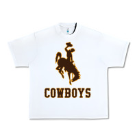 White university of wyoming cowboys Urban Heavy Tee - linhVisuals