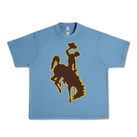 Pebble Blue university of wyoming cowboys Urban Heavy Tee - linhVisuals