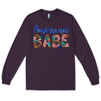 Plum american babe Long Sleeve Tee - Artiststas